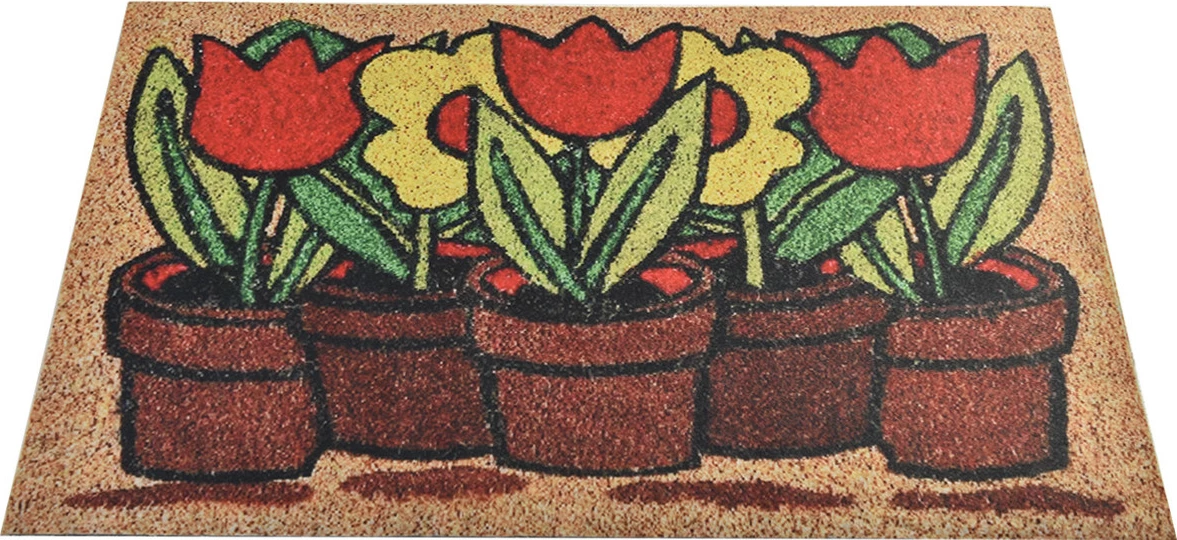 Shilte hyrëse PVC Conceptum Hypnose, Lale, shumëngjyrëshe, 40x60cm