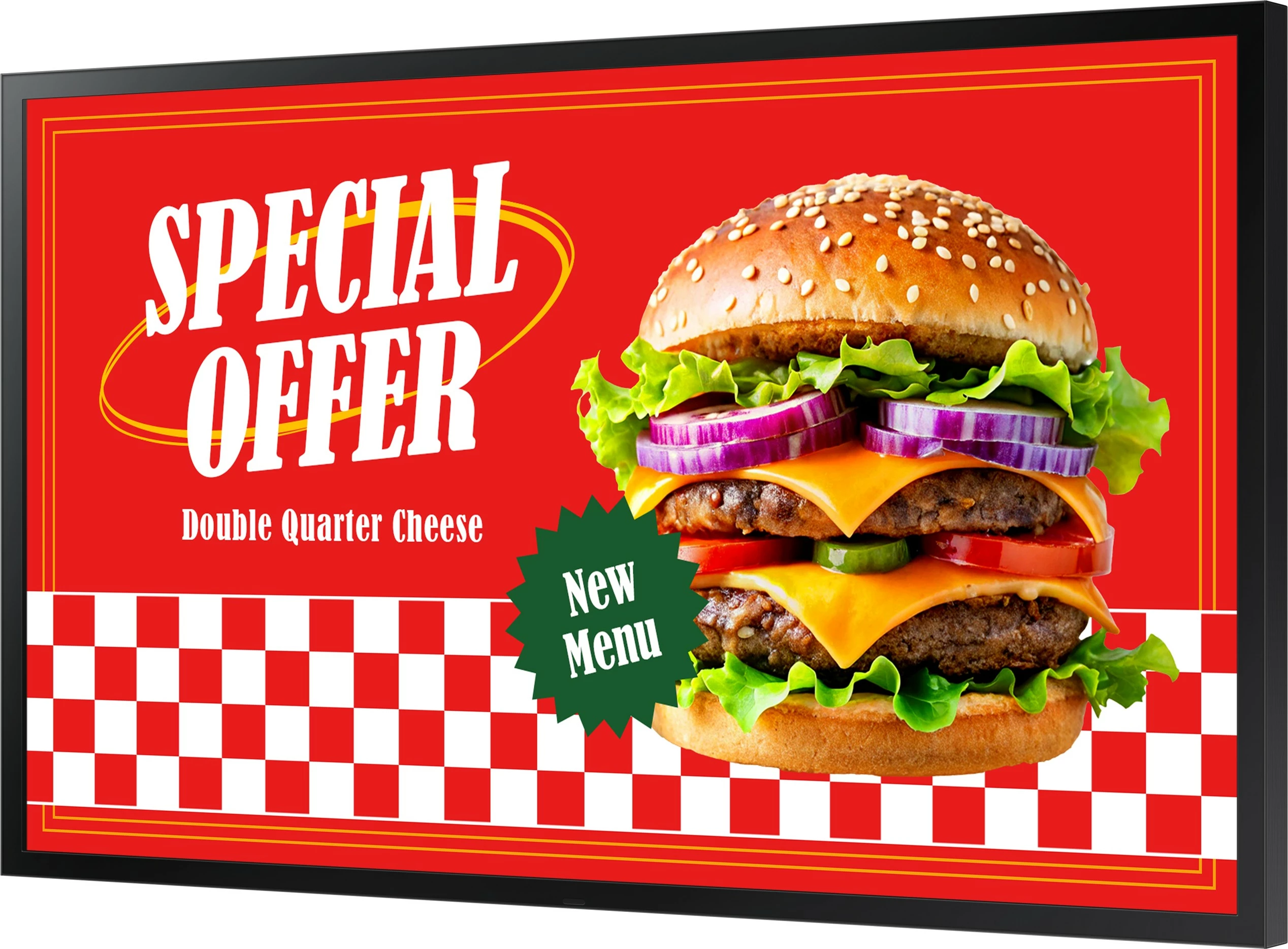 Ekran i madh Samsung OH46DX 46 inç, Smart Signage, i zi