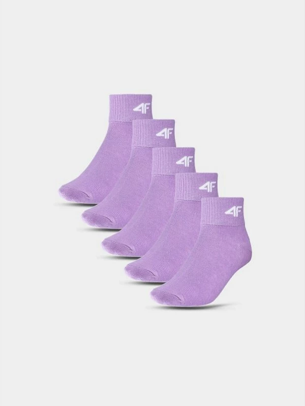 Çorape të shkurta për fëmijë 4f, set prej 5 copash