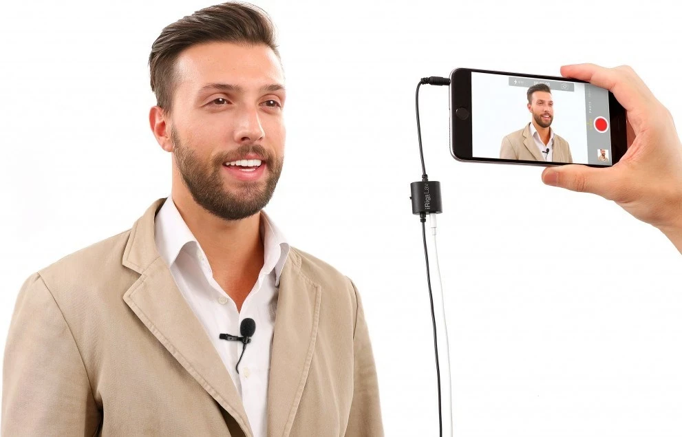 Mikrofon me kapëse IK Multimedia iRig Mic Lav, i zi