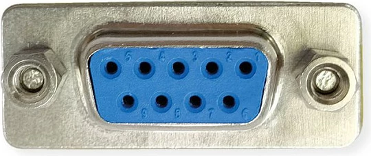 Adapter VALUE Mini Gender Changer, D-Sub 9-pin (DE-9) femër-femër, argjendtë