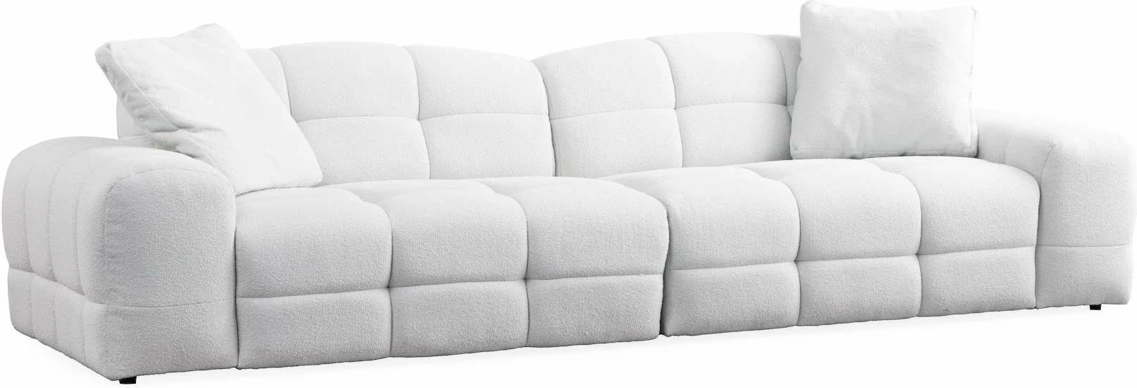 Divan treshe Pescara Lounge, ngjyrë e bardhë, Atelier del Sofa