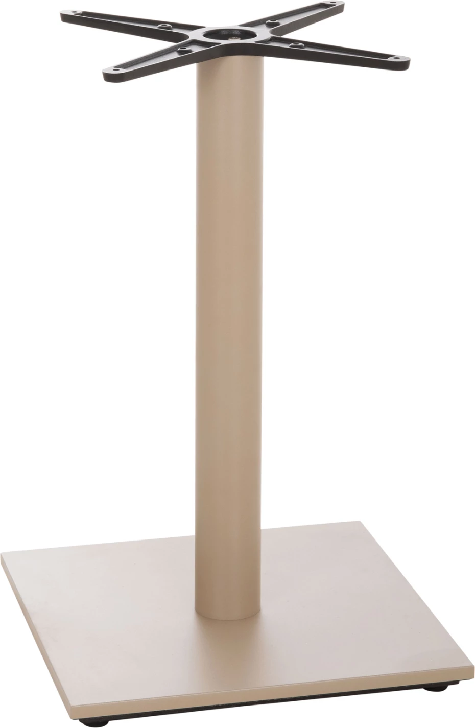 Baza tavoline metalike, ngjyrë kapuçino mat, FH438.25, 46x46x72cm