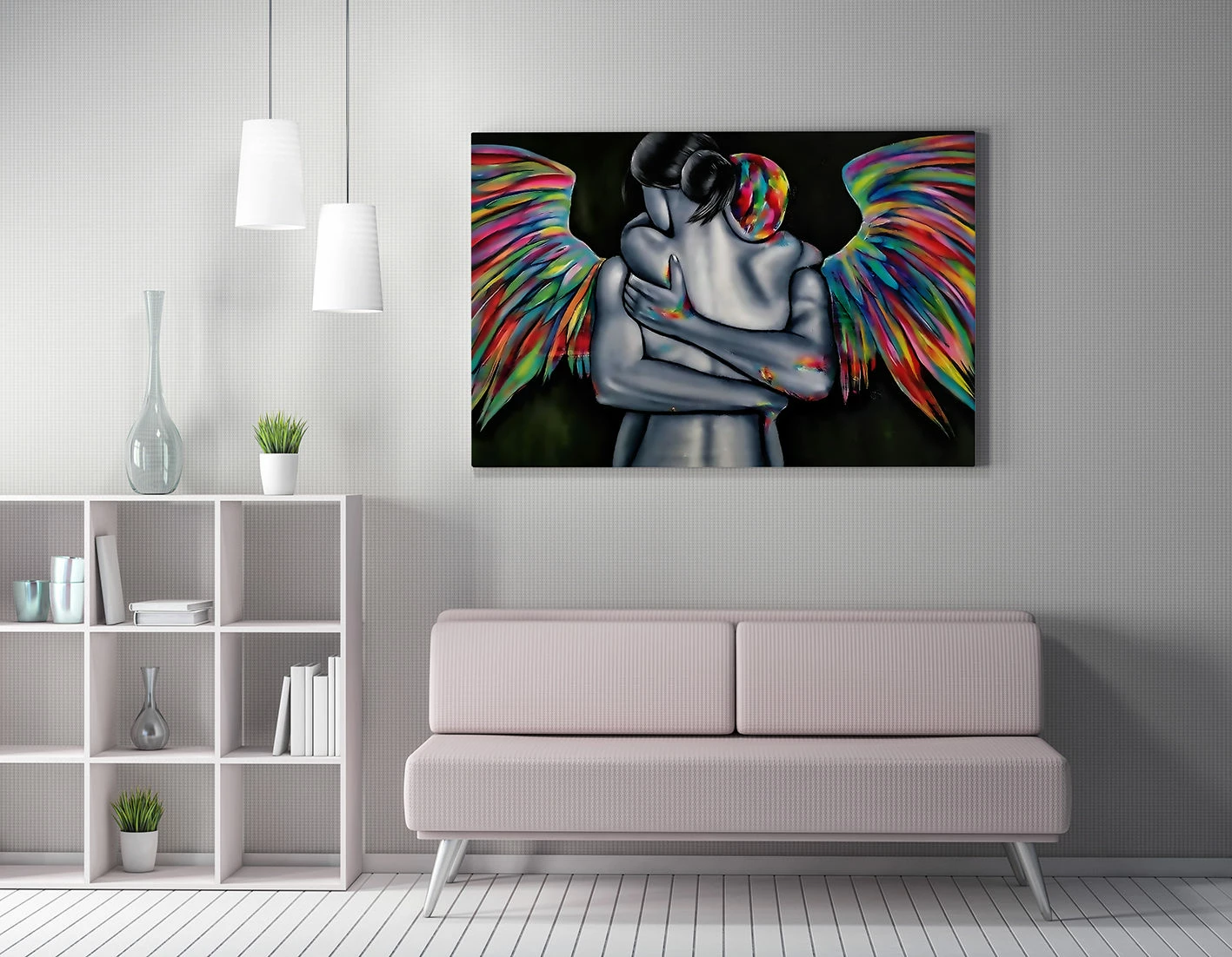 Pikturë dekorative në kanavacë Wallity, WY198, 70x100cm