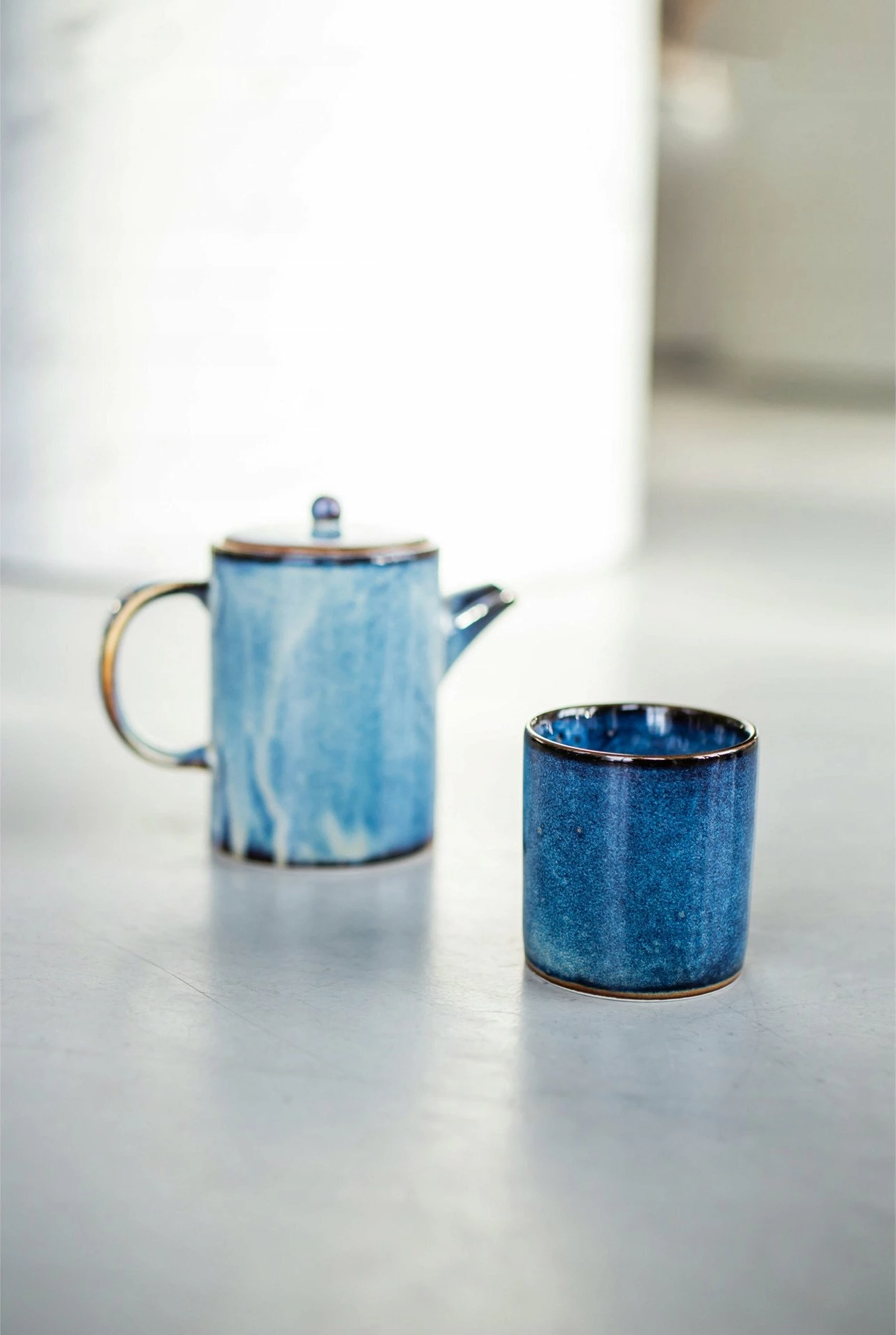 Sheqerore Verlo Deep Blue 220 ml porcelan, blu