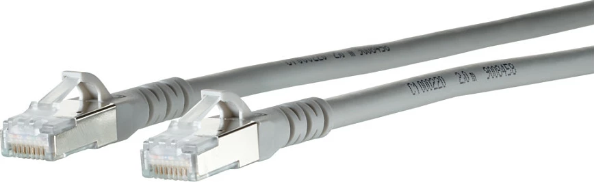 Kabllo rrjeti METZ CONNECT 1308452533-E, Cat6a, 2.5 m, S/FTP, RJ45, gri