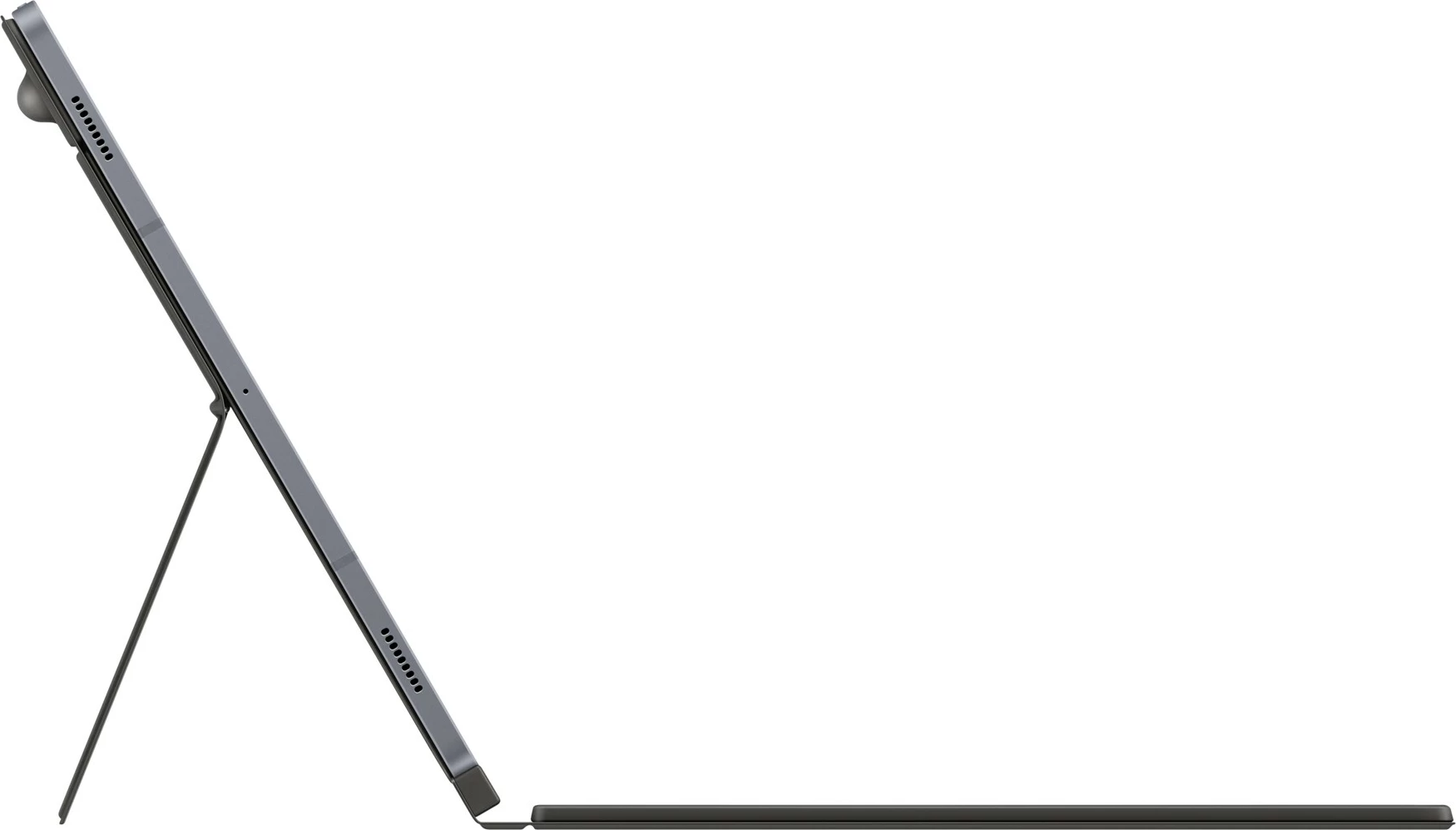 Tastierë Samsung EF-DX825, QWERTZ, Gjermanisht, Touchpad, Galaxy Tab S10+ / S9+ / S9 FE+, E zezë