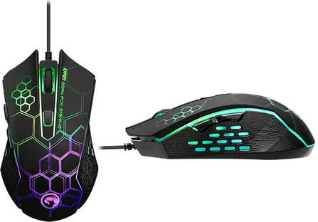 Set tastierë & Maus gaming me kabllo Marvo KM409, 104 taste, anti-ghosting 19 taste, 2400 DPI, RGB, 2n1