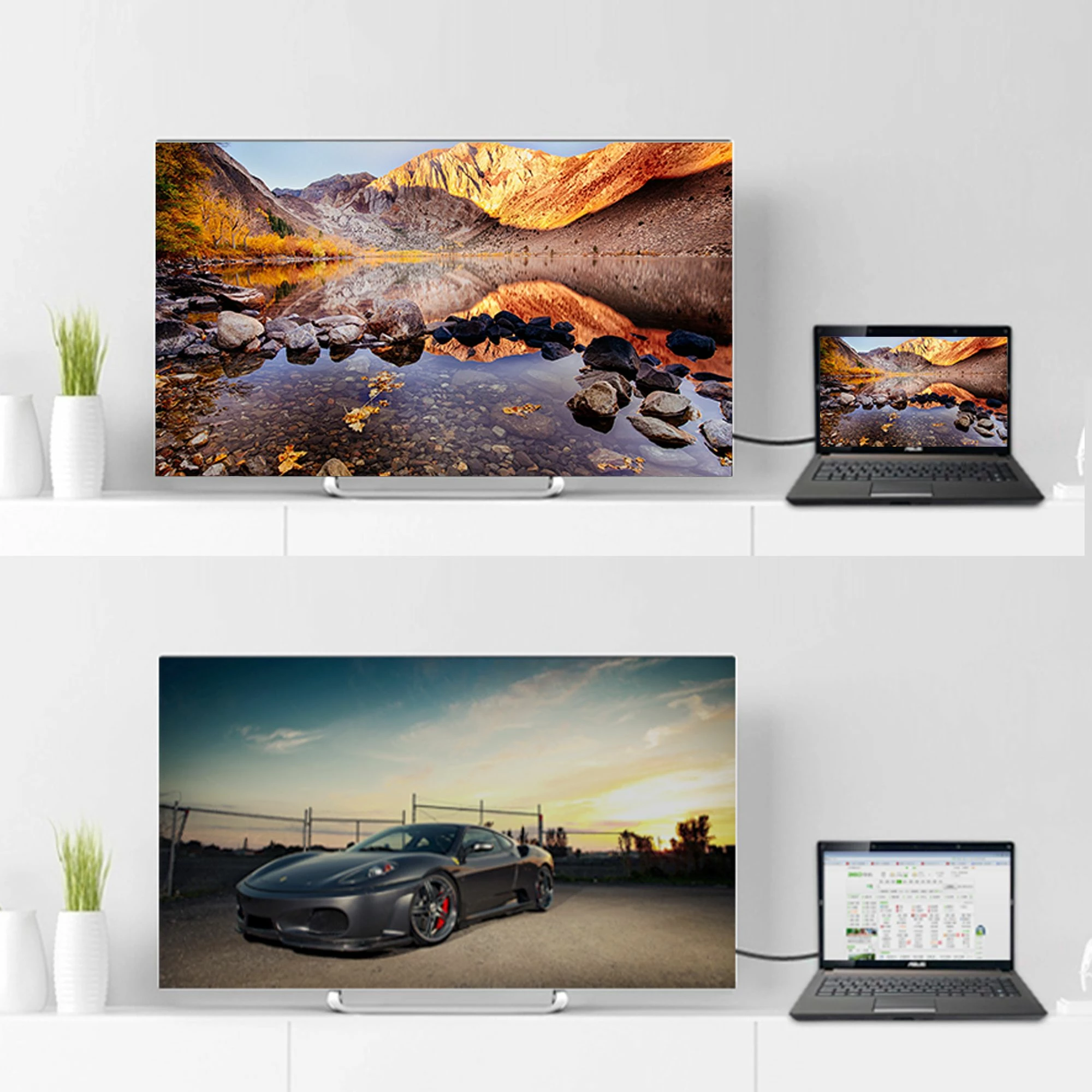 Kabllo DisplayPort Unitek Y-C610BK 5m DP-DP 4K UHD Zezë
