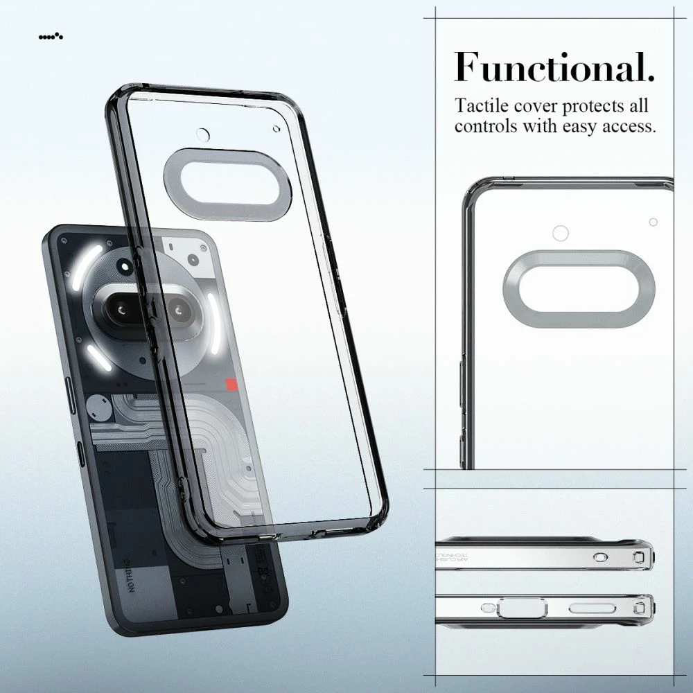 Mbështjellës Spigen Ultra Hybrid për Nothing Phone 3A, Transparent