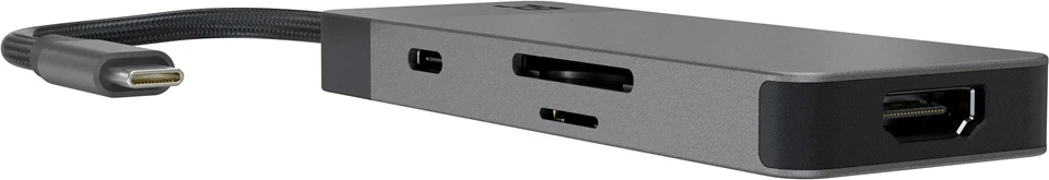 Shpërndarës USB Green Cell, HDMI 4K, USB-C, MICROSD