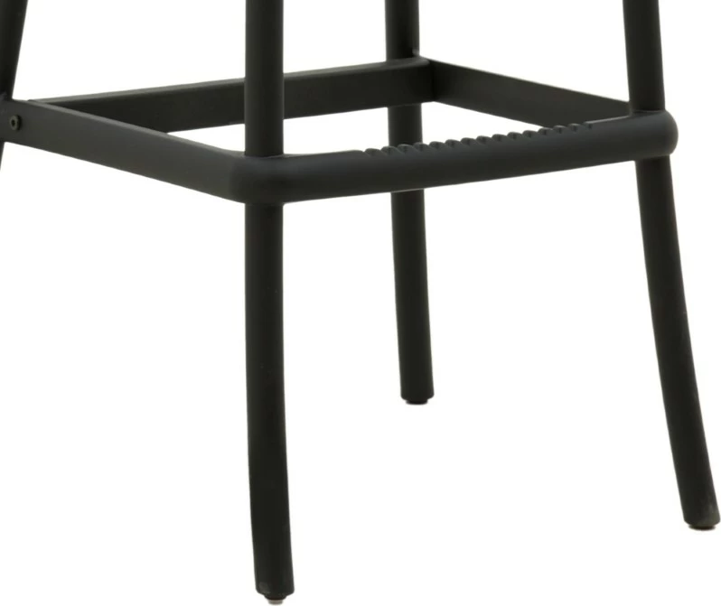 Karrige për bar Crossie pp e zezë 44x44x113cm