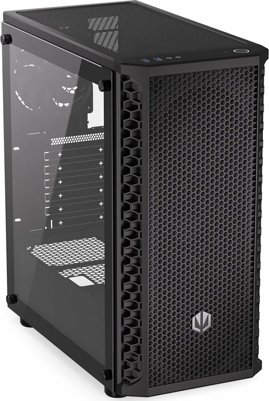 Kasë Endorfy Signum 300 Air EY2A005 Midi Tower ATX/mATX/Mini-ITX, panel anësor xham i kalitur, 4x Stratus 120 PWM fanë, e zezë