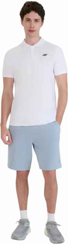 Maicë polo për meshkuj 4F, e bardhë