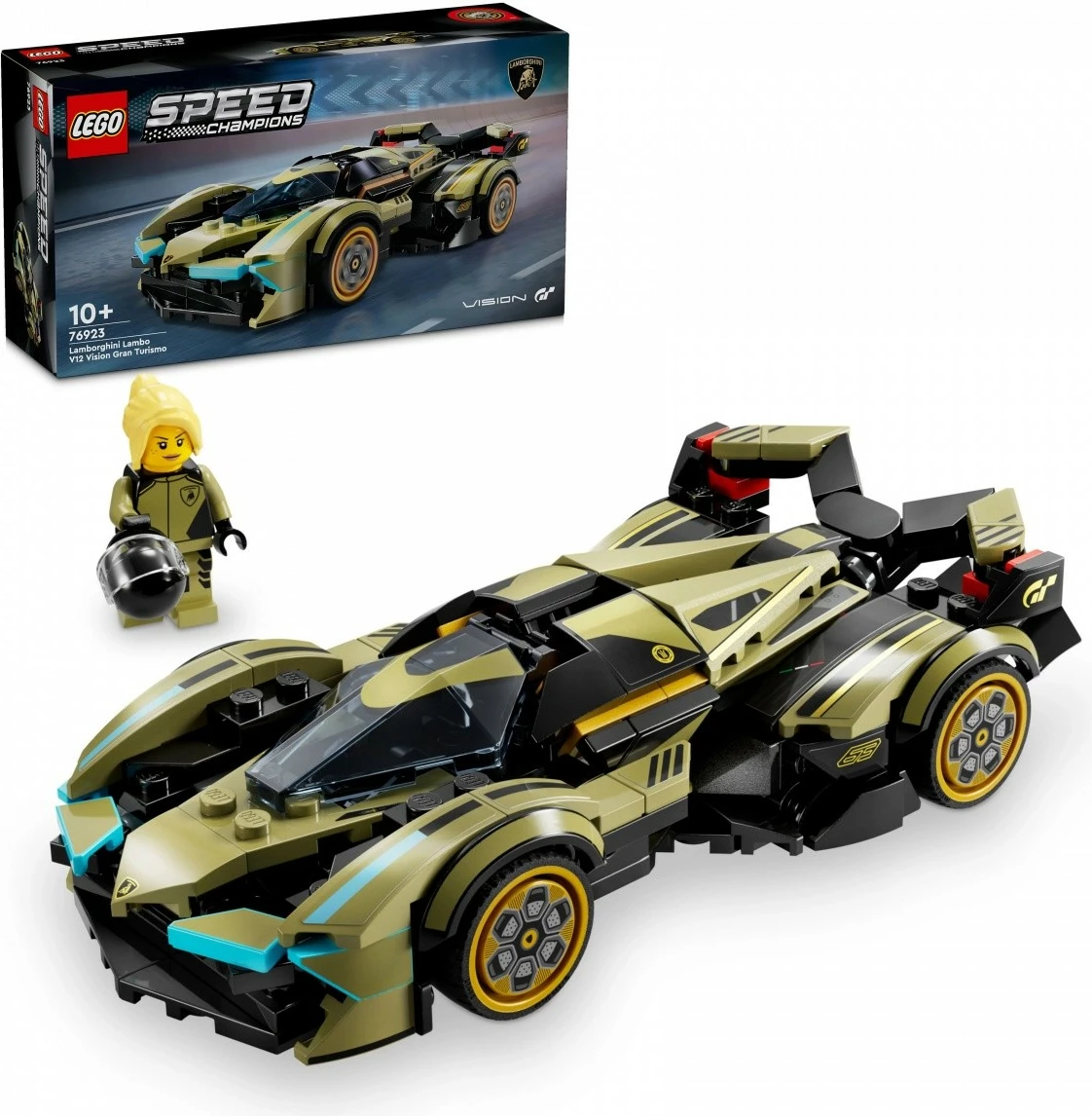 Set LEGO Speed Champions Lamborghini Lambo V12 Vision GT 76923, plastikë, 230 pjesë