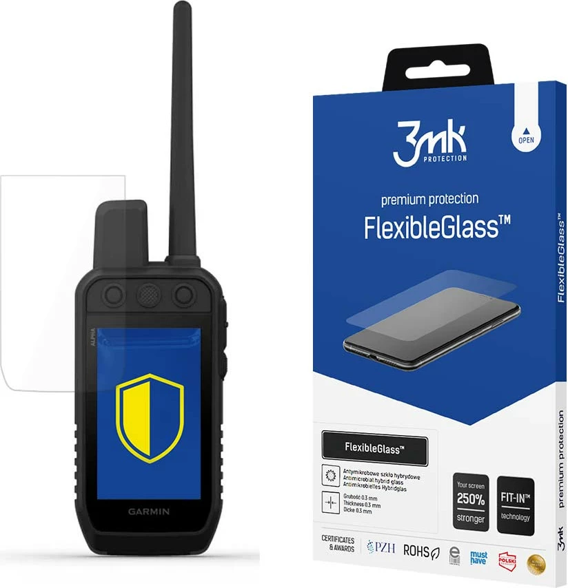 Mbrojtës ekrani FlexibleGlass 3mk për Garmin Alpha 300K