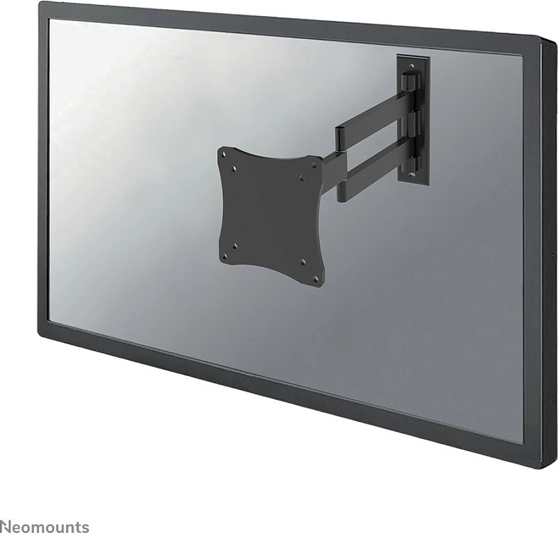 Mbajtës muri Neomounts FPMA-W830BLACK, 75 x 75 mm, 100 x 100 mm, 0 - 140°, 0 - 180°, Alumini, E zezë