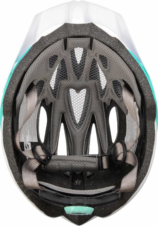 Helmetë biçiklete Meteor Ovlo L, e bardhë/mint