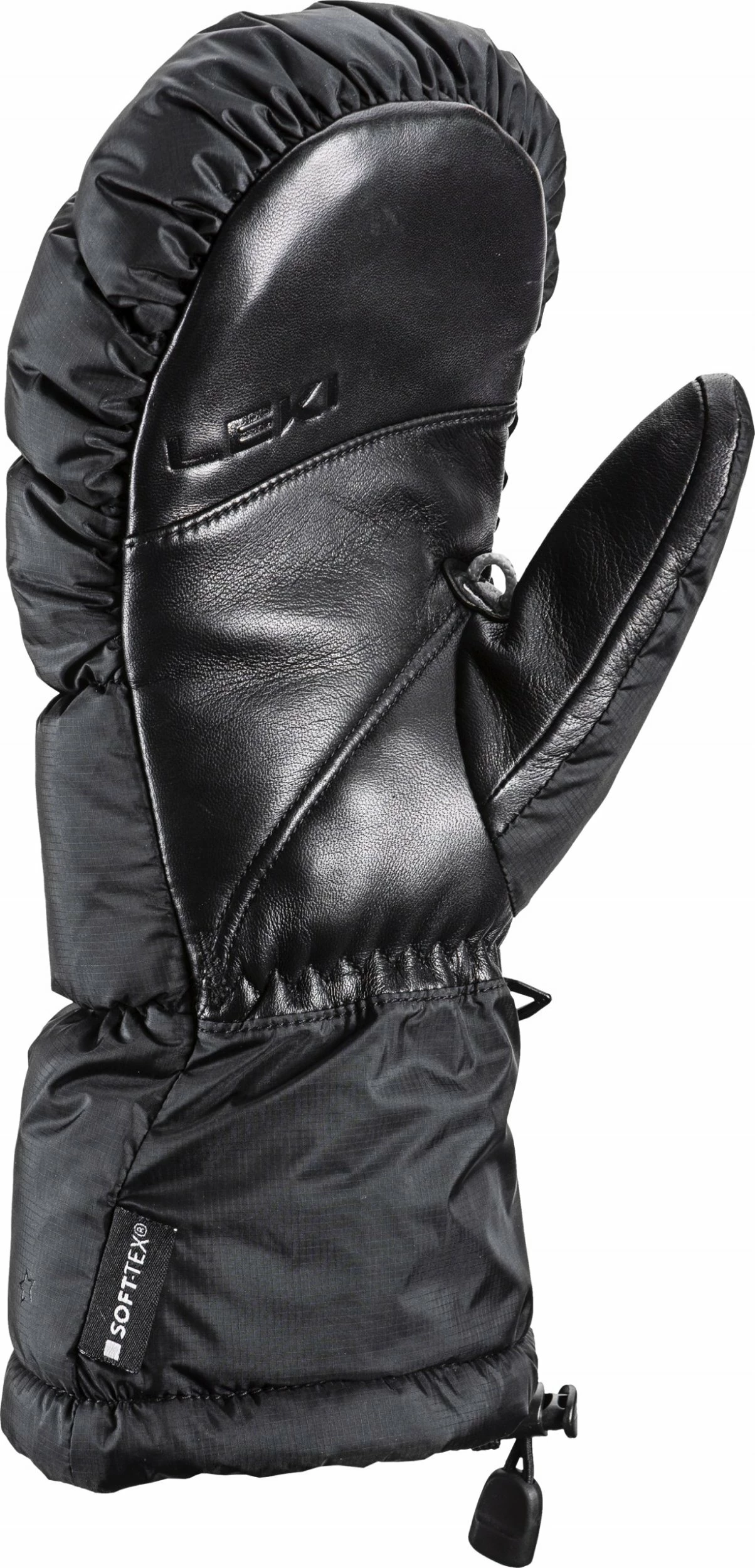 Doreza skijimi Leki Glace 3D Women Mitten 7.0 të zeza