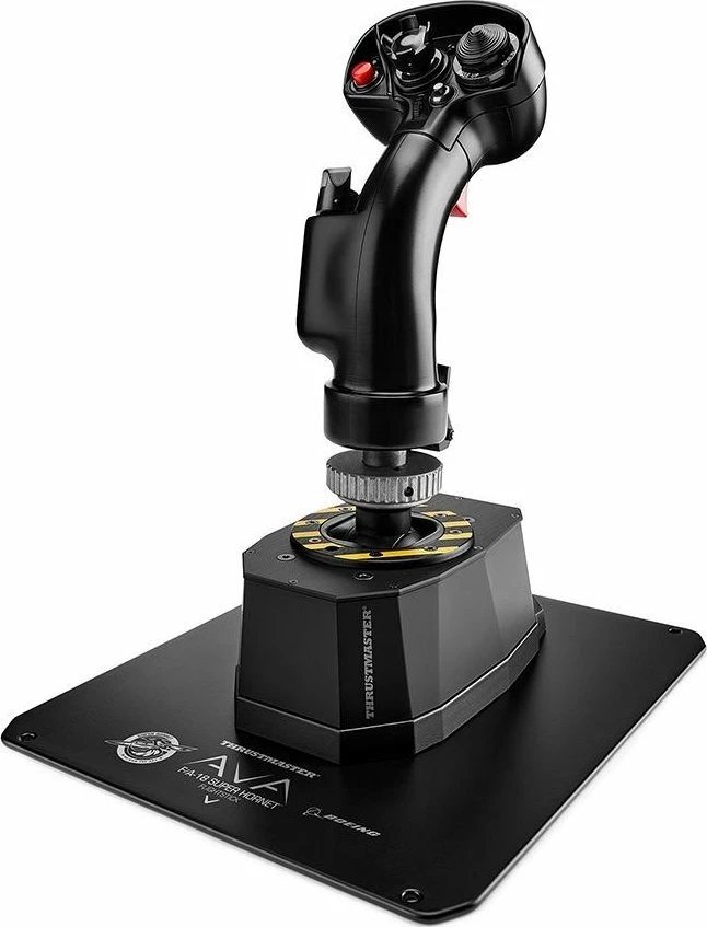 Joystick fluturimi Thrustmaster AVA F/A-18E Super Hornet (2960863), 19 butona, me kabllo, për PC, i zi