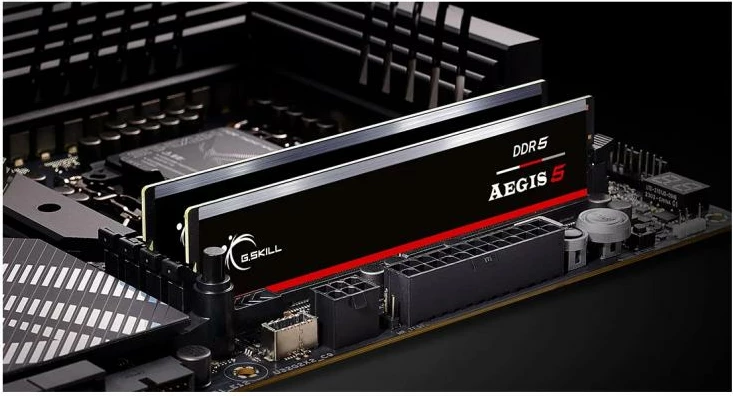 RAM Memorje G.SKILL Aegis 5 DDR5 F5-6000J3636F32GX2-IS 64GB (2x32GB) 6000MHz, e zezë