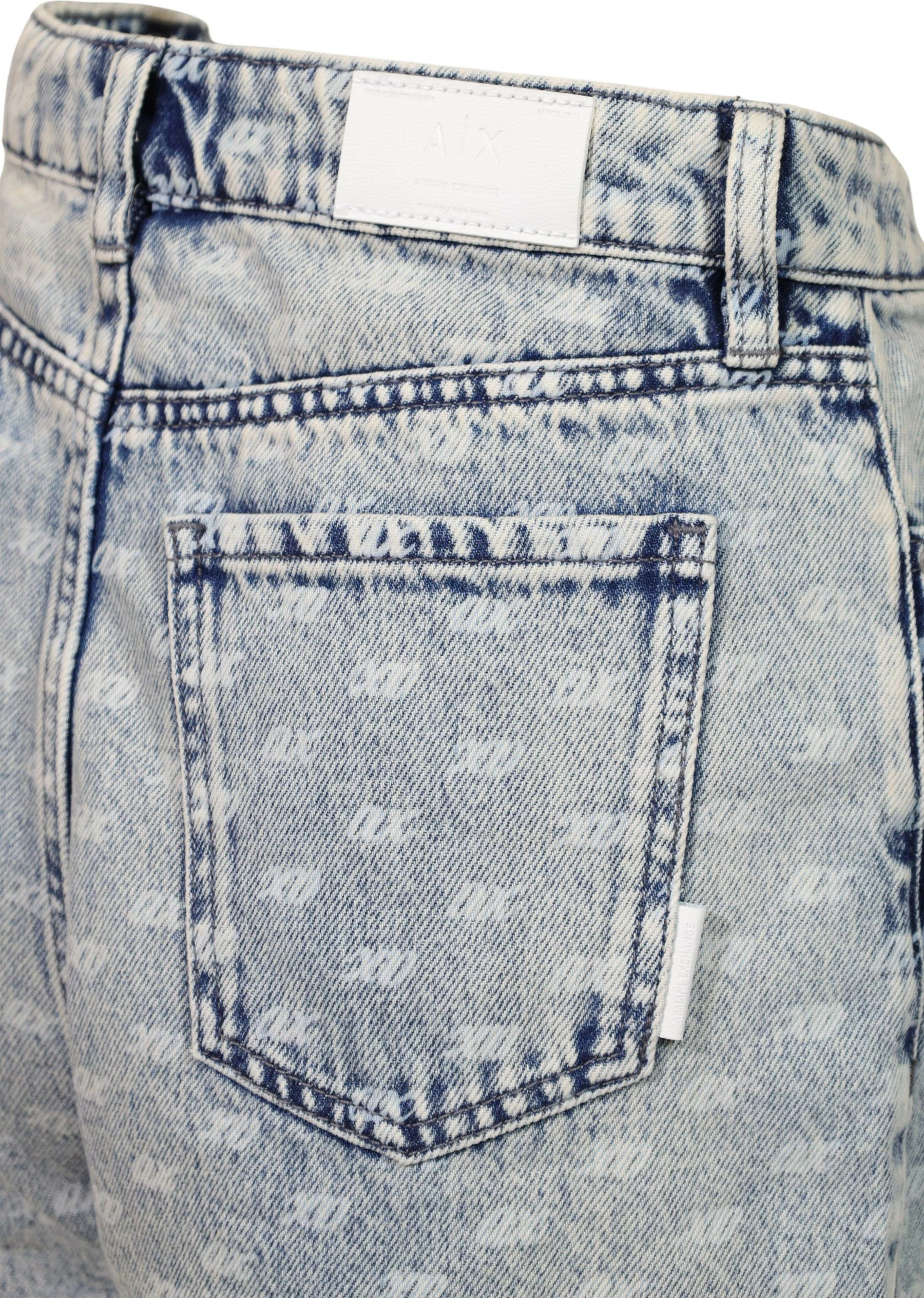 Pantallona për femra Armani Exchange XW000100 AF25777, denim i çelët [Madhësia: 28/32]