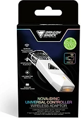 Adapter konvertues kontrollori DragonShock Nova Sync, USB, pa kabllo, për Switch/PS4/PS5/Xbox/PC, i bardhë