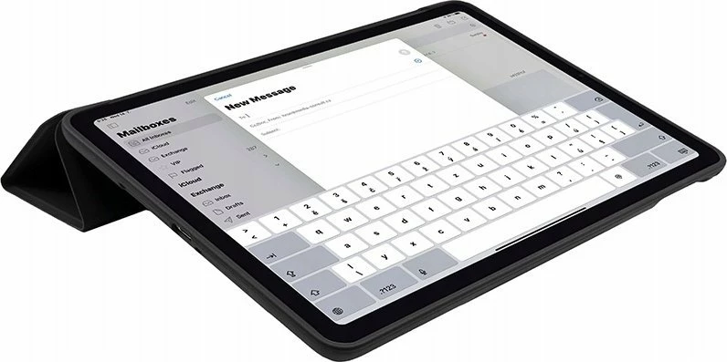 Këllëf flip Fixed Padcover për Apple iPad 10.9\" (2022) 10th Gen, 360° mbrojtje, stand, wake/sleep, slot për Pencil, e zezë