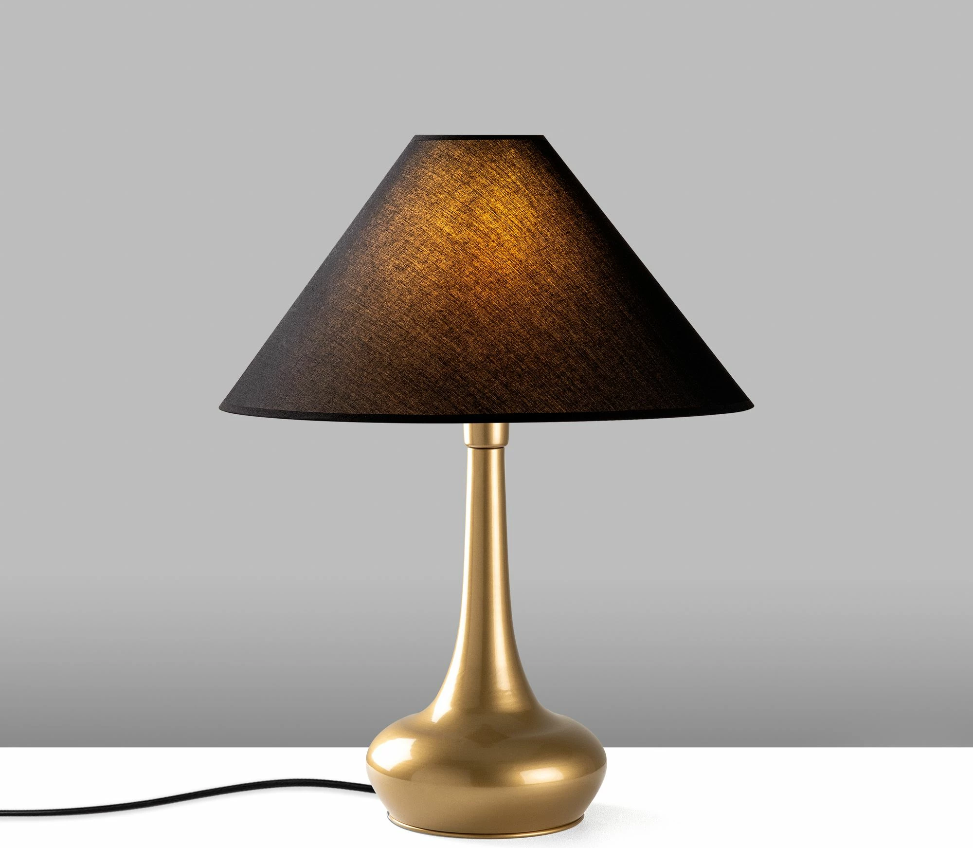 Llambë tavoline Opviq, Luna - 15256, ngjyrë ari dhe e zezë