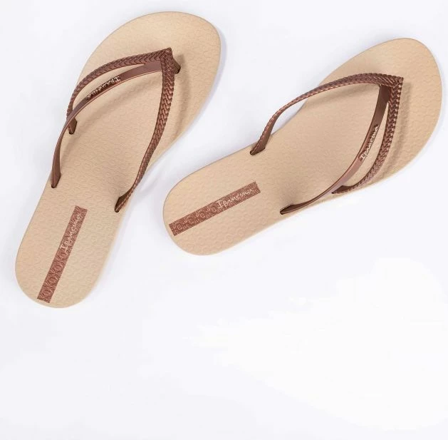 Flip-flopa për femra Ipanema, bezhë