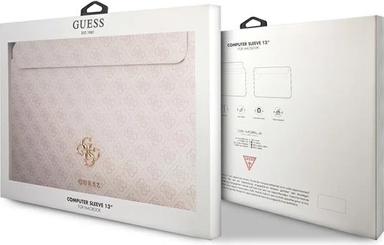 Mbështjellës Guess GUCS13G4GFPI për laptop/tablet 13", rozë