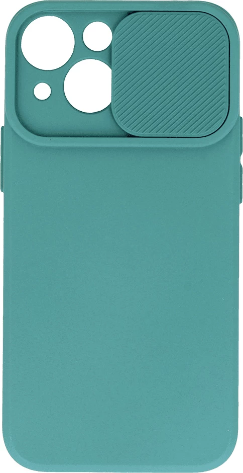 Mbështjellës silikoni ONASI për Samsung Galaxy A14, mbrojtje kamere (Lens Cover), gjelbër