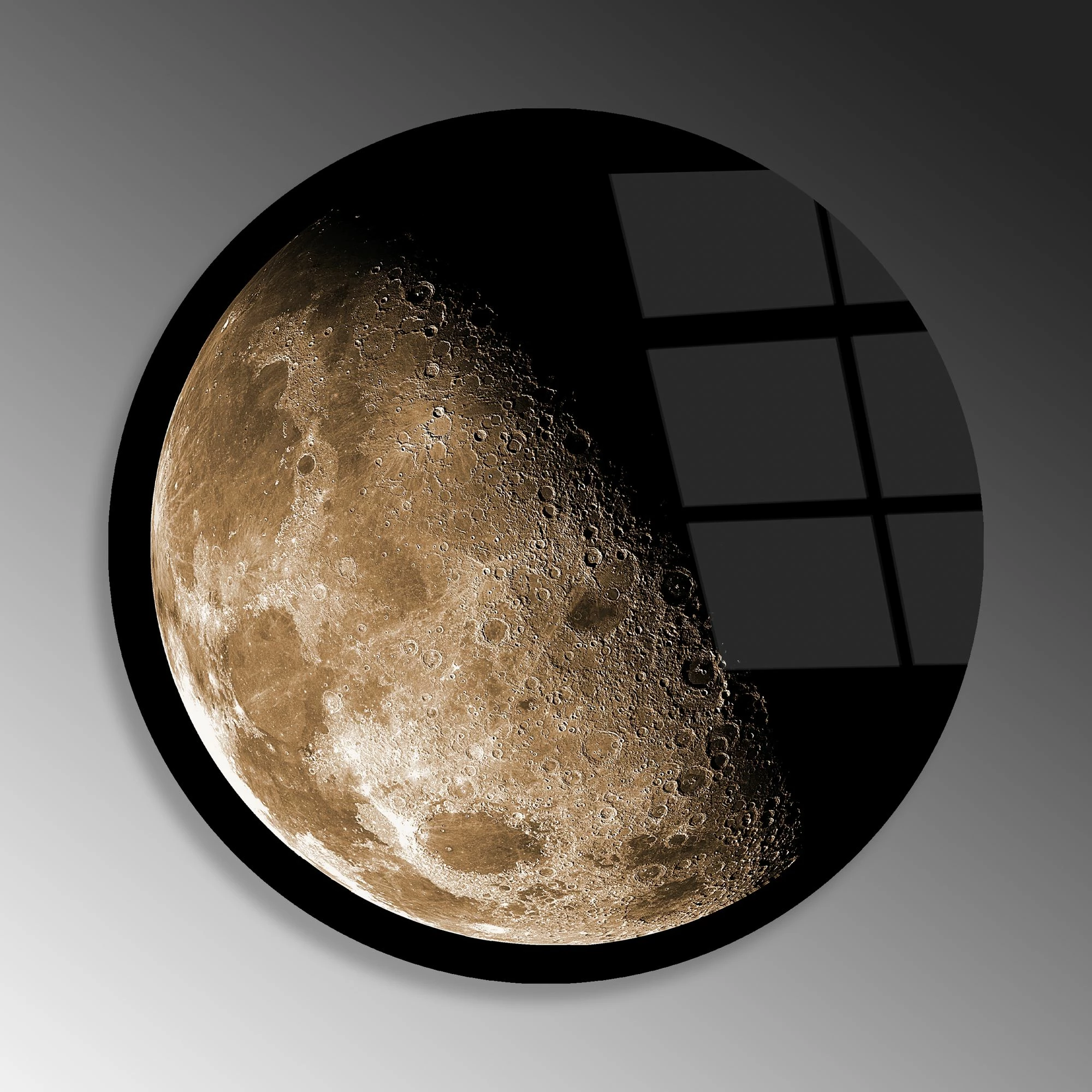 Tavolinë kafeje moderne, xham i temperuar, shumëngjyrëshe, Skye Decor, SHB-033-B