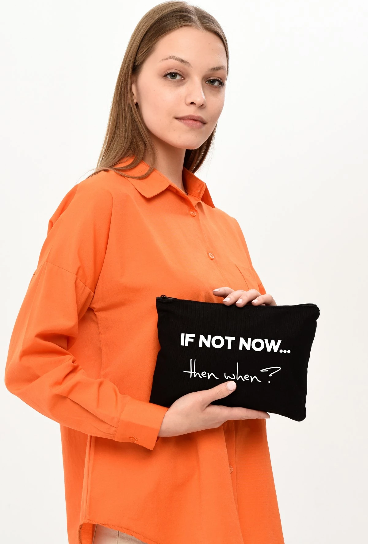 Qese për make-up Zoozie Bags, 1815, e zezë, 25x18cm