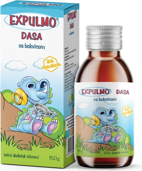 Shurup për fëmijë për kollë dhe rrugët e frymëmarrjes DASA, 150 gr