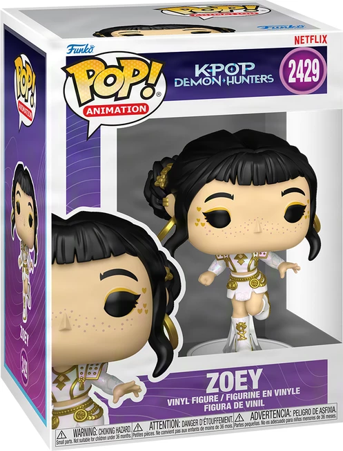 Figurinë koleksionuese Funko POP! Animation K-POP Demon Hunters Zoey, vinyl