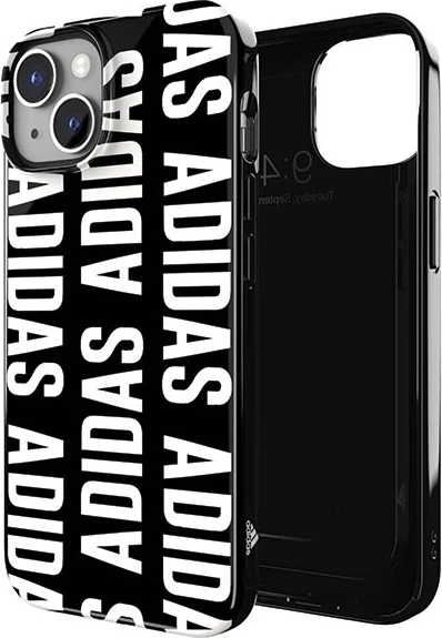 Mbështjellës Adidas OR Snap Case Logo për iPhone 14, 6.1", i zi