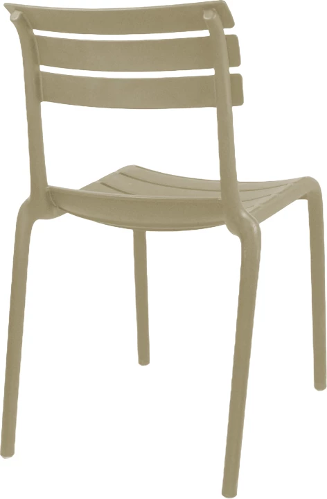 Karrige e grumbullueshme Almea, PP, ngjyrë kapuçino, 42.5x55.5x82cm