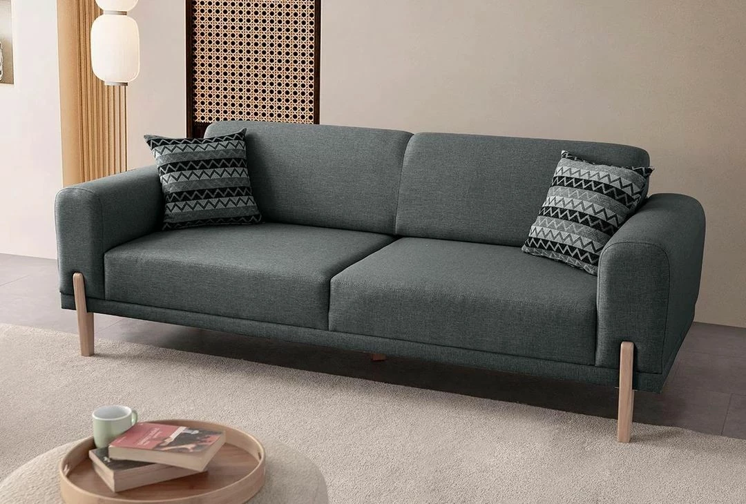 Divan-krevat treshe, ngjyrë antracit, Atelier del Sofa