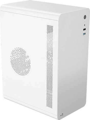 Kasë Aerocool CS-110-S-WT-v1, Mini Tower, micro ATX/Mini-ITX, e bardhë
