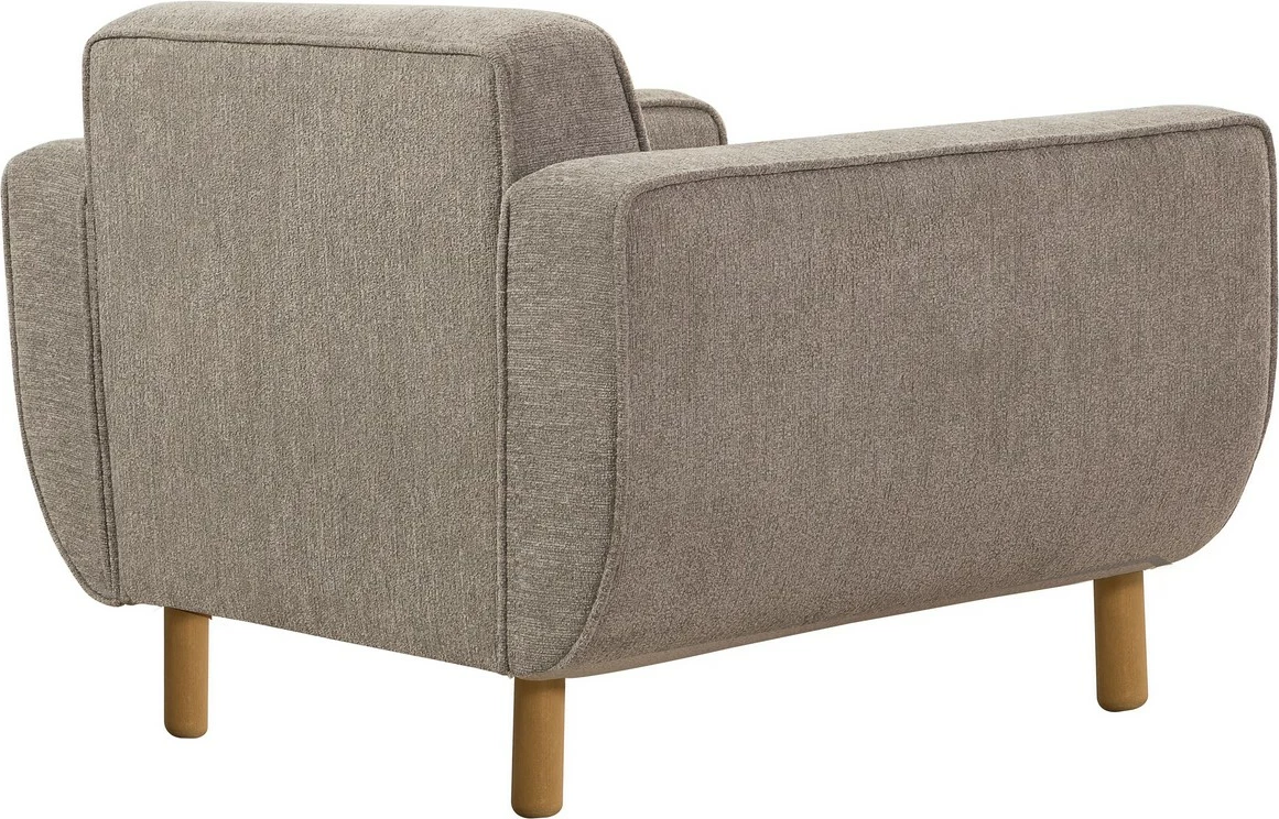 Set divan-krevat Atelier del Sofa, Lorus, ngjyrë lisi, gri