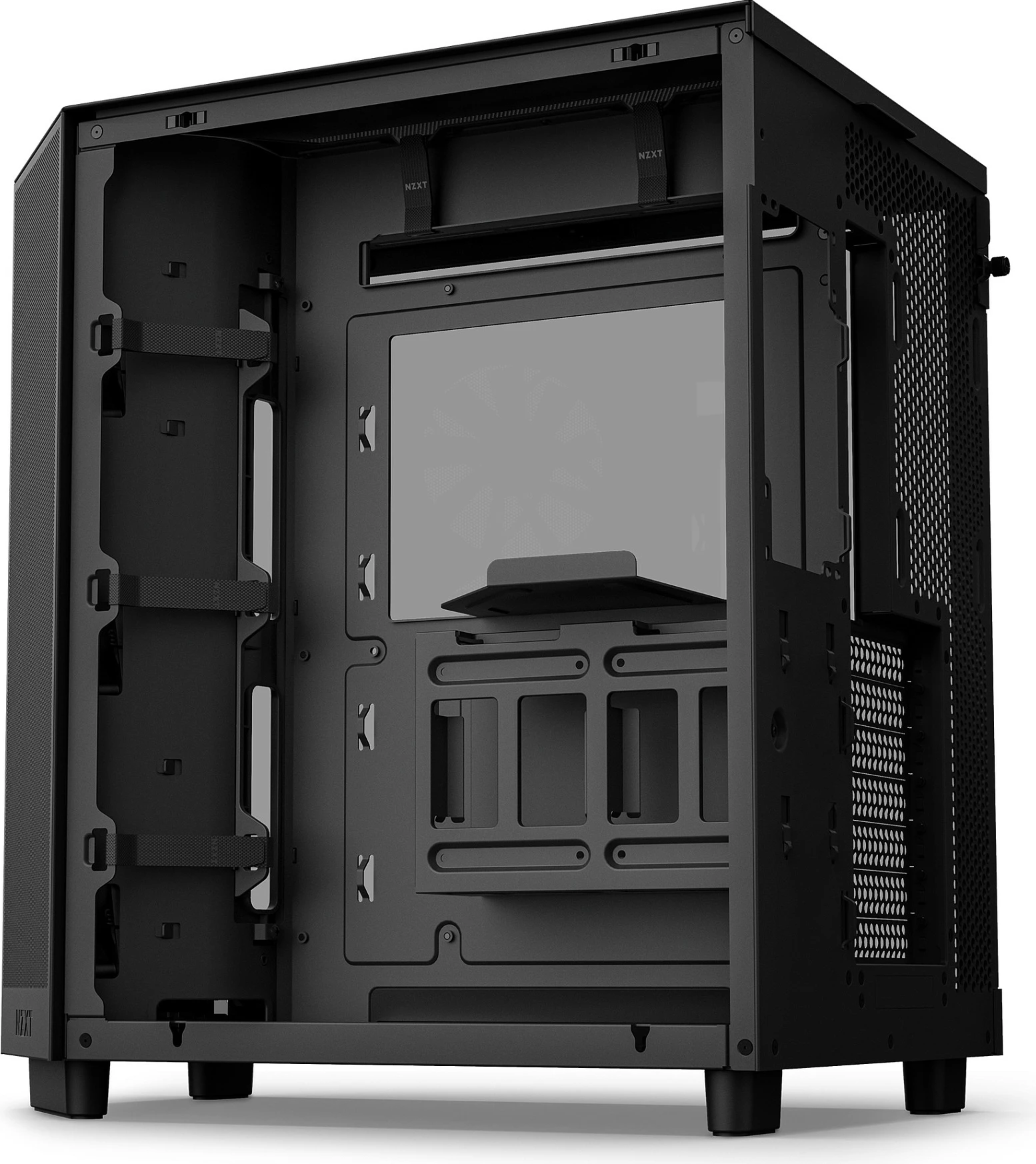 Kasë NZXT H6 Flow RGB Midi Tower, ATX/micro ATX/Mini-ITX, xham i temperuar, e zezë