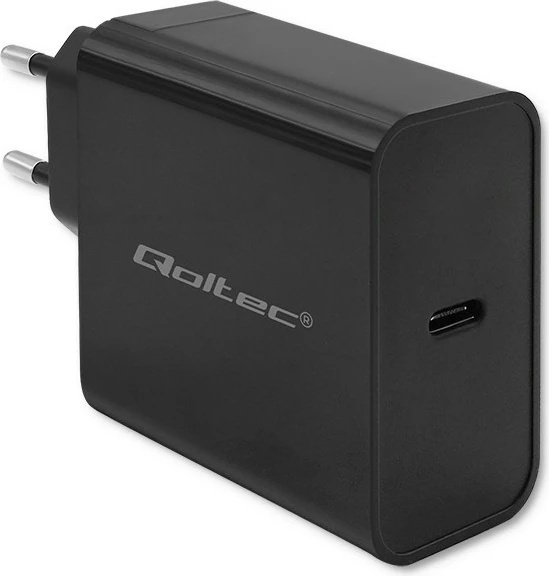 Karikues muri Qoltec 52379, 65W, 1x USB-C, i zi