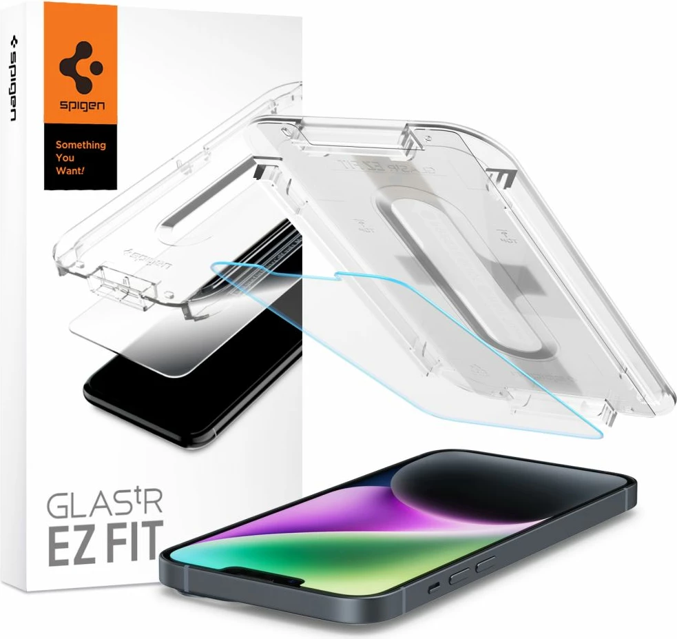 Xham mbrojtës Spigen Glas.tR EZ Fit për iPhone 13, 13 Pro, 14, 16e