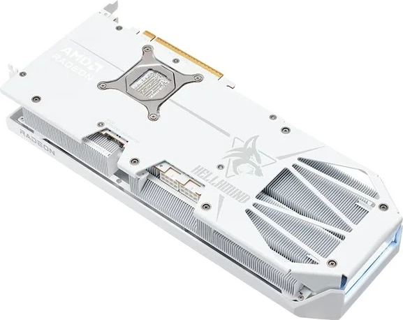 Kartelë grafike PowerColor Hellhound Radeon RX 9070 XT, 16 GB GDDR6, Bardhë