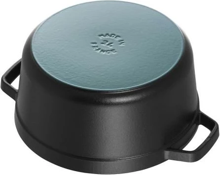 Kaserolë rrumbullake për pjekje, Zwilling Staub, 40500-241-0, 24 cm, e zezë