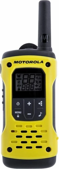 Radio multifunksionale Motorola t92 MOTO92H, e verdhë/zezë, set 2 copë