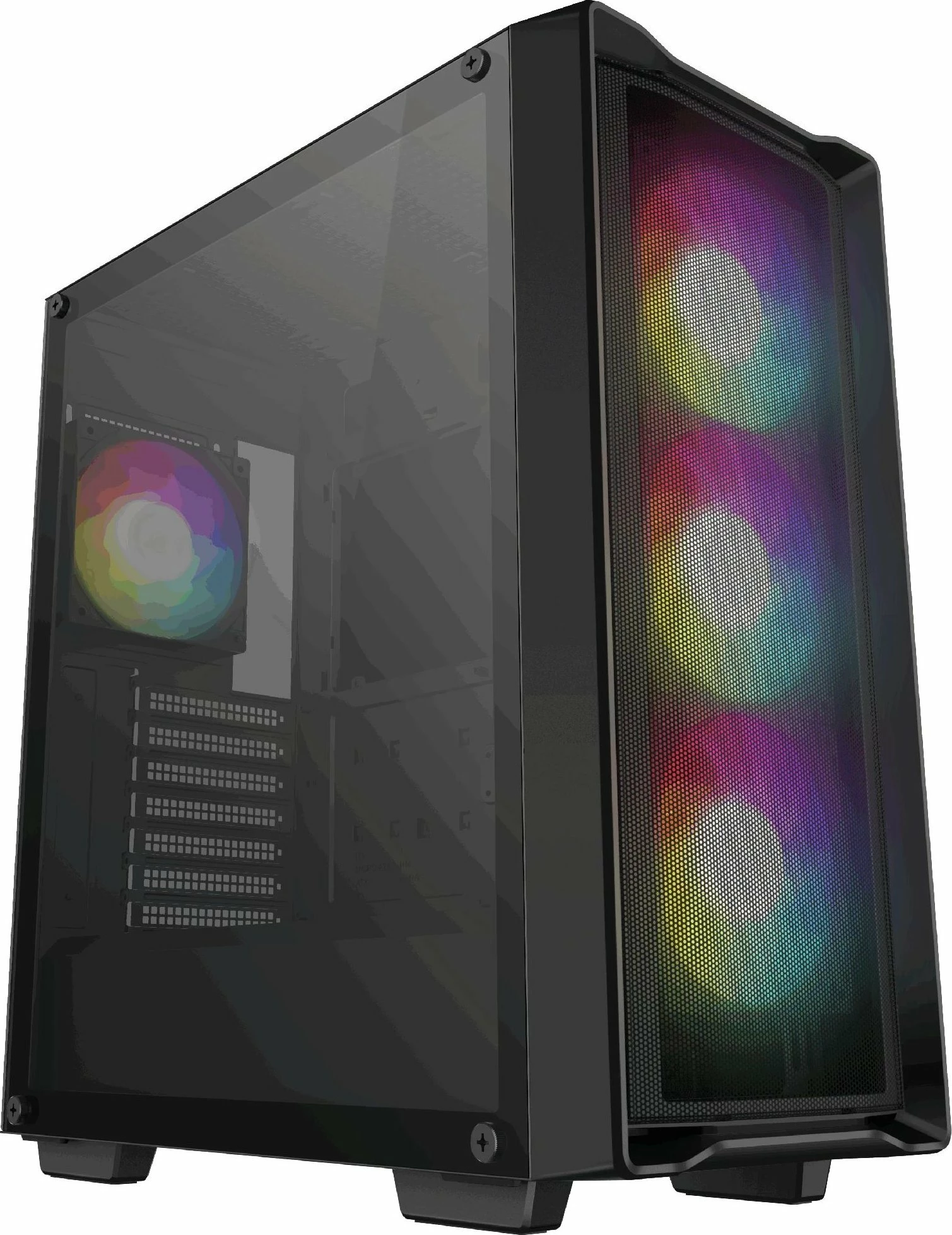 Kasë Deepcool CC560 Mesh v2 (R-CC560-BKAMA4-G-2) Midi Tower ATX, 2x USB 3.0, e zezë