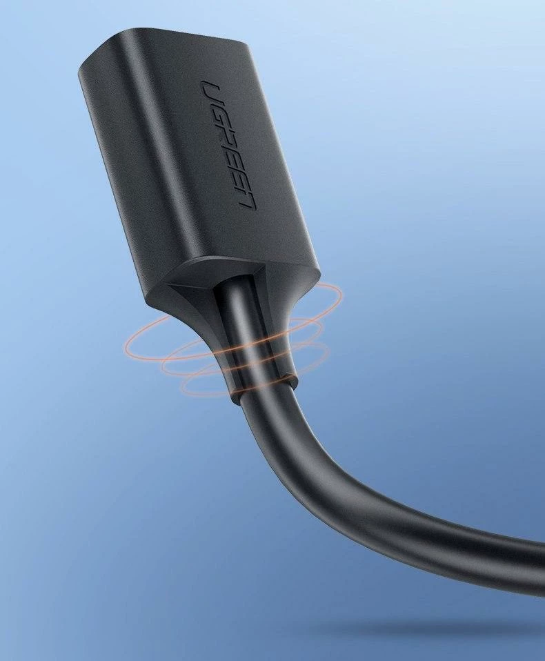 Kabllo zgjatëse USB-A Ugreen US129 USB 3.0 1.5 m Male-Female, e zezë