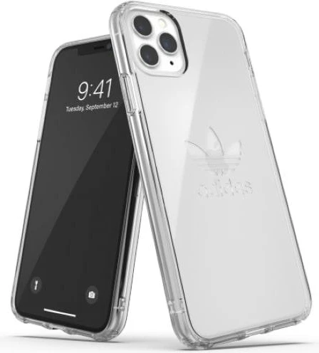 Mbështjellës Adidas OR PC Case Big Logo për iPhone 11 Pro Max, Transparent